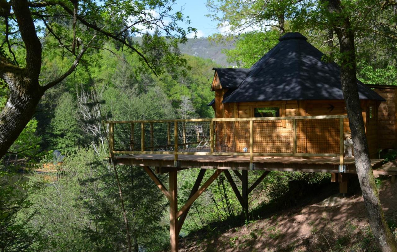 Ma Cabane En Aveyron Conques-en-Rouergue Exterior foto